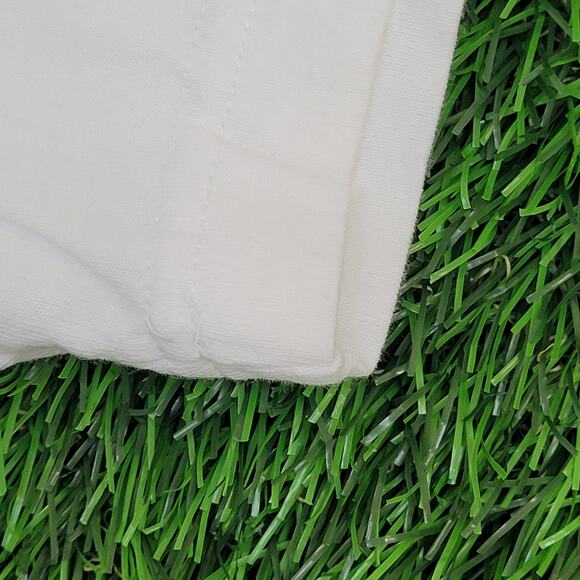 Vintage 1995 New-York News Shirt Medium 22x26 White USA Plaid - Picture 12 of 13